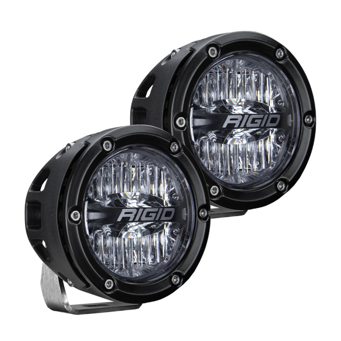 Rigid Industries 46722 2021 Bronco A-Pillar Light Kit with a set of 360 Spot and a set 360 Drive Lights