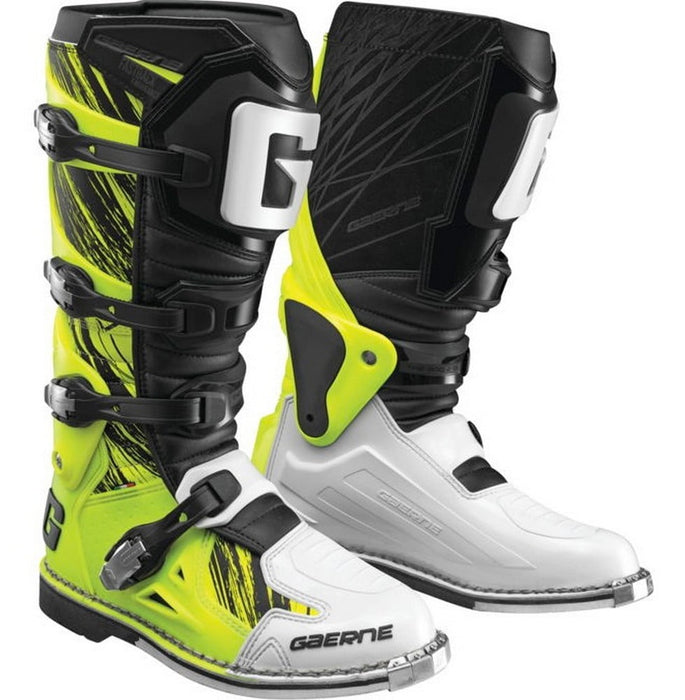 Gaerne Fastback Endurance MX Offroad Boots Fluo Yellow 8 USA