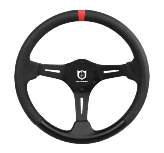 13.75 Top Marker Extreme Weather Steering Wheel - Red