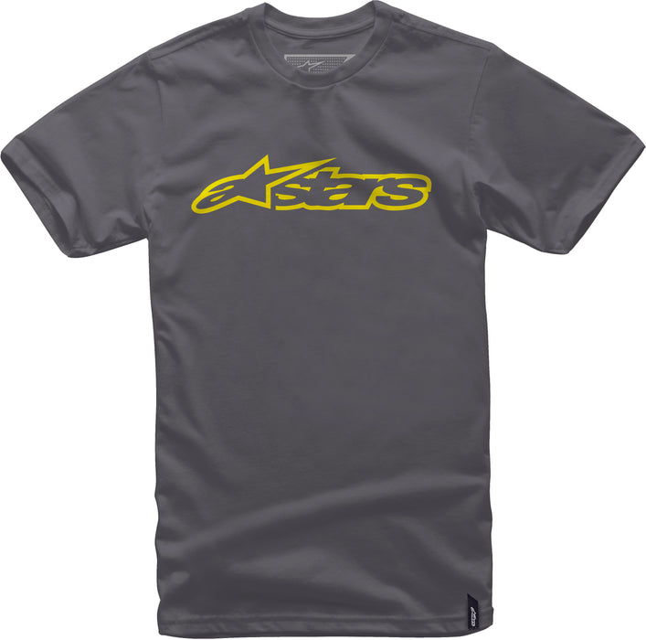 Alpinestars Blaze Tee Grey/Yellow Xl 1032-72032-1855-XL