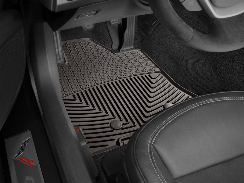 WeatherTech 2018+ Toyota Tacoma Front Rubber Mats Cocoa W378CO