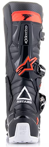 Alpinestars Tech 7 Enduro MX Boots (Black/Red Fluo, 7)