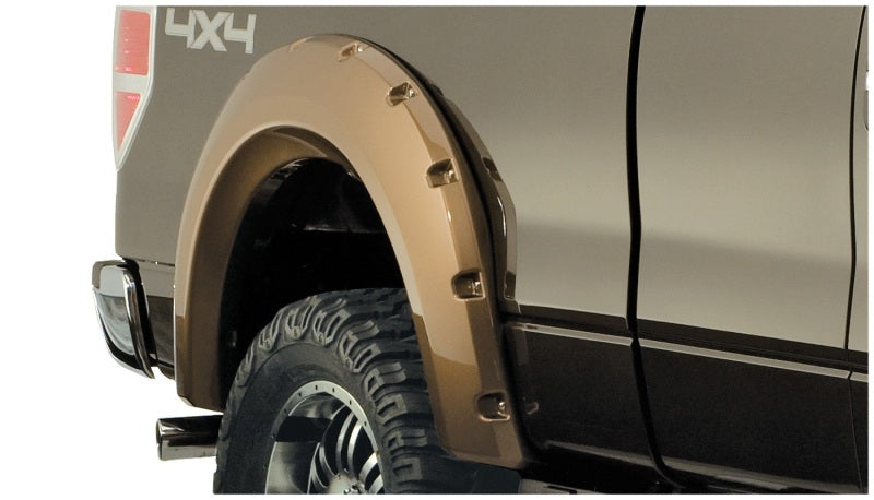 Bushwacker Pocket/Rivet Style Rear Fender Flares For 09-14 Ford F150 20072-02