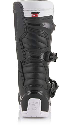 Alpinestars 2014518-12-12 Tech 3S Boots Black/White Sz Y12