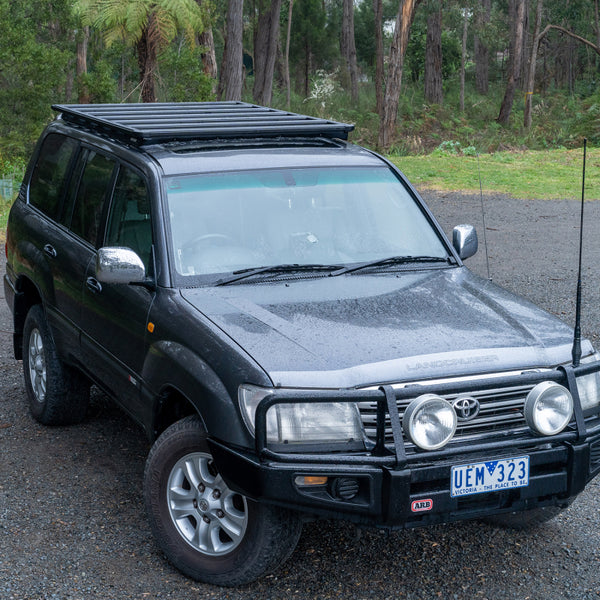 ARB Roof Rack Base With Mount Kit Flat Rack With Wind Deflector BASE201