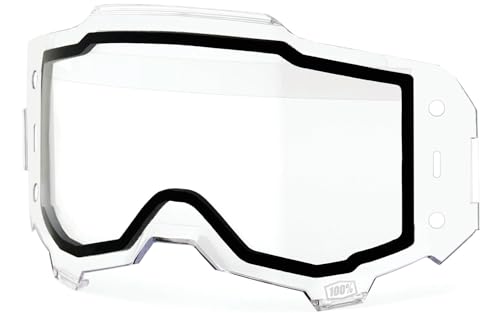 100% ARMEGA Goggle FORECAST Replacement Lens - Dual Pane - Compatible with ARMEGA Goggles Only
