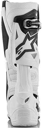 Alpinestars 2010520-1213-13 Unisex-Adult Tech 10 Supervented Boots Black/White/Mid Grey/Red Sz 13 (Multi, one_size)