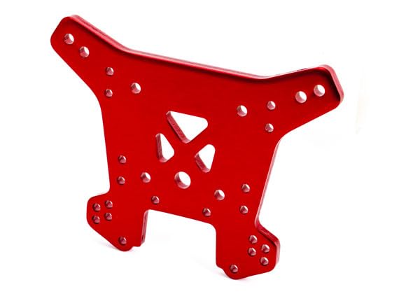 Traxxas 9538R - Rear Aluminum Shock Tower Red