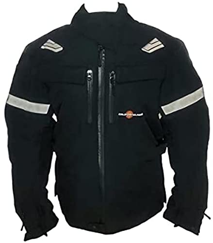 California Heat Streetrider Outer Heated Jacket (X-Large) (Black)