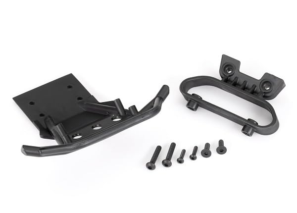 Traxxas 3635 Black Front Bumper for 2WD Stampede with Light Kit