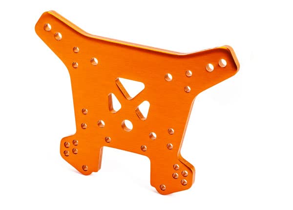 Traxxas 9538T - Rear Aluminum Shock Tower Orange