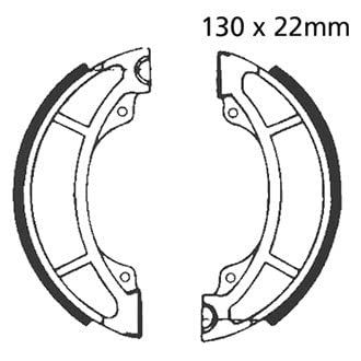 EBC Brakes 814G Water Grooved Brake Shoe