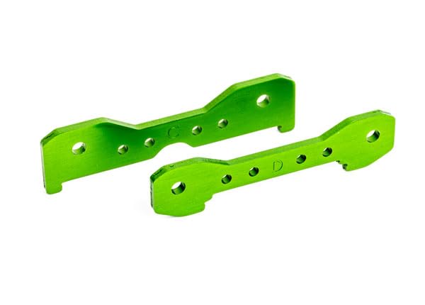 Traxxas 9528G - Rear Aluminum Tie Bars Green