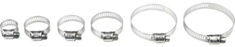 Helix 14-0060 Stainless Steel Hose Clamps 6-16Mm 10/Pk