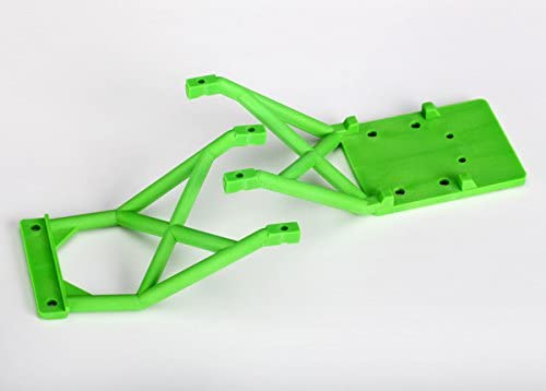 Traxxas 3623A Front and Rear Green Skid Plates Monster Jam 398-Pack