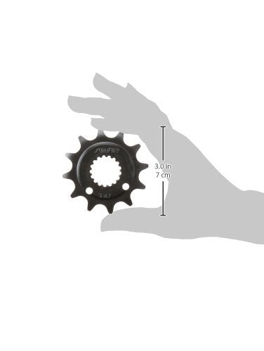 Sunstar 34712 12-Teeth 520 Chain Size Front Countershaft Sprocket,Black