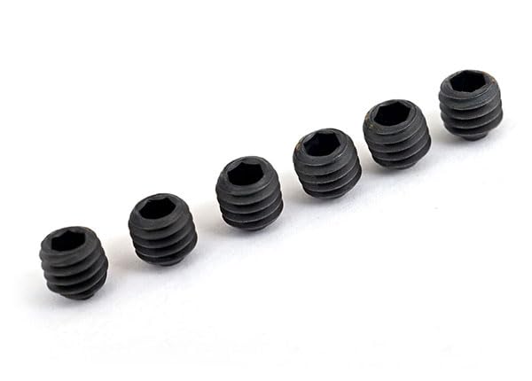 Traxxas 4897X Screws Set (Grub) 4mm (with Heavy Duty Threadlock) (6)