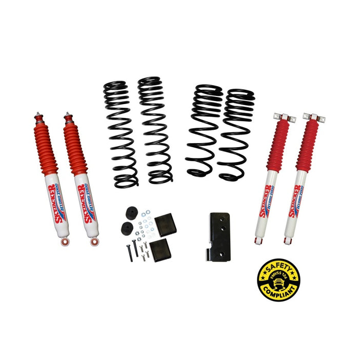 Skyjacker 07-18 compatible with Jeep Wrangler JK 2 Door 2WD/4WD Long Travel 2in-2.5in Lift Kit w/Hydro 7000 Shocks JK20BPHLT