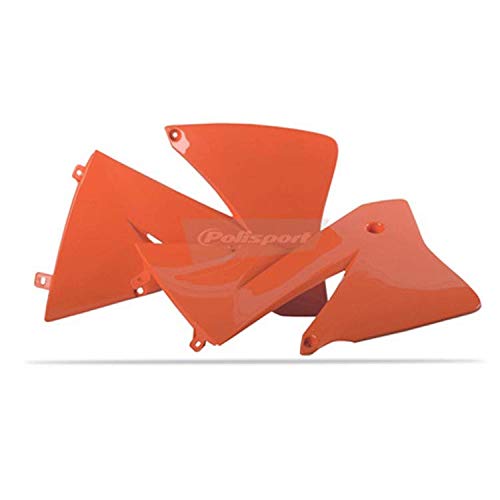 Polisport Radiator Shroud Set (ORANGE) For 00-02 KTM 200EXC