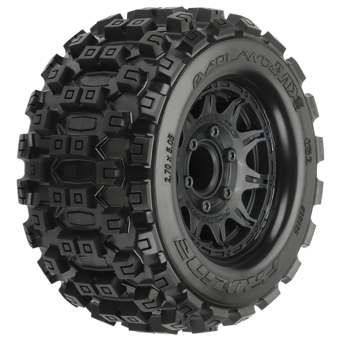 Pro-Line Racing Badlands MX28 2.8 MTD Raid Black 6x30 F/R PRO1012510