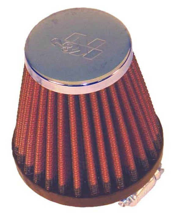 K&N Universal Clamp-On Air Intake Filter: High Performance Premium Replacement Air Filter: Flange Diameter: 1.5625 In, Filter Height: 3 In, Flange Length: 0.625 In, Shape: Round Tapered, Rc-2310,Black RC-2310