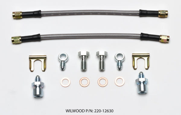 Wilwood Flexline Kit D52 Caliper 10in w/ Banjo 10mm -3/8-24 Chassis 220-12630