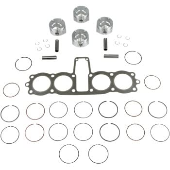 Wiseco (K823 65.0mm 10.25:1 Compression Ratio 4-Stroke Motorcycle Top End Piston Kit