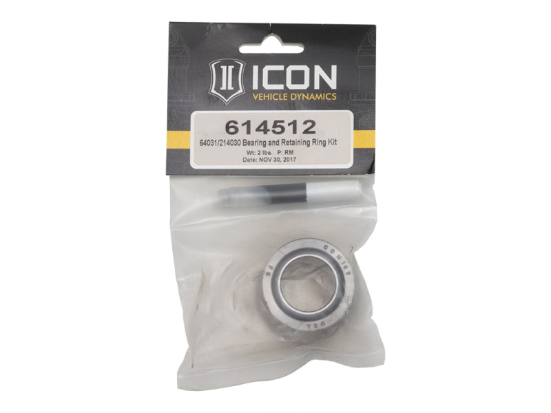 ICON 64031/214030 Bearing & Ret Ring Kit 614512