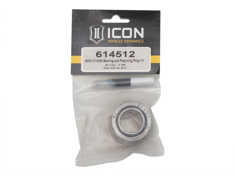 Icon 64031/214030 Track Bar Bearing And Retaining Ring Kit 614512