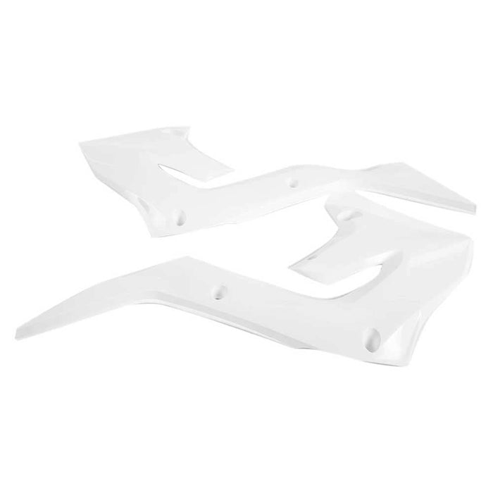 Polisport Radiator Shroud Set (Restyle Kit) (White) For 03-07 KAWASAKI KX250