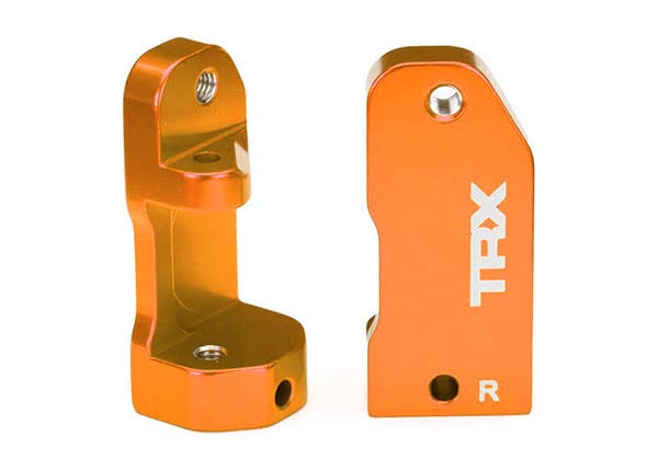 Traxxas 3632T Caster Blocks 30-Degree Orange-Anodized 6061-T6 Aluminum