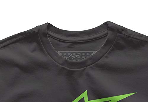 Alpinestars Boys' Big TEE, Kid's Ageless el Black/Green, X-Small