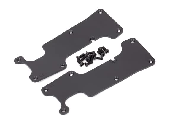 Traxxas 9634 Suspension Arm Covers Black Rear (Left and Right)/ 2.5x8 CCS (12)