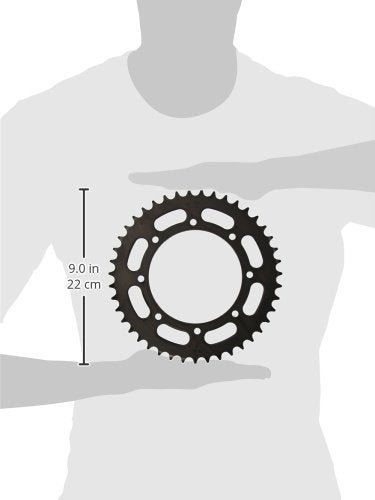 Sunstar 2-353243 43-Teeth 520 Chain Size Rear Steel Sprocket,Black, XL