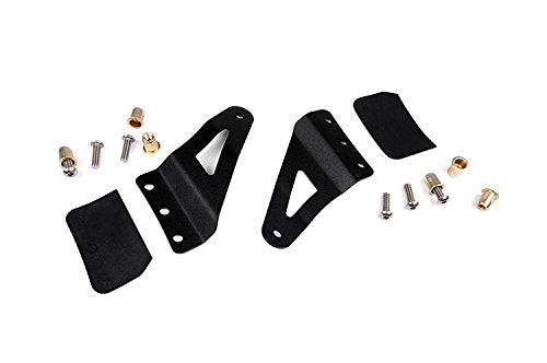 Rough Country Fits GM 54-Inch Curved Led Light Bar Upper Windshield Mounts (07-13 Pu/Suv) 70519