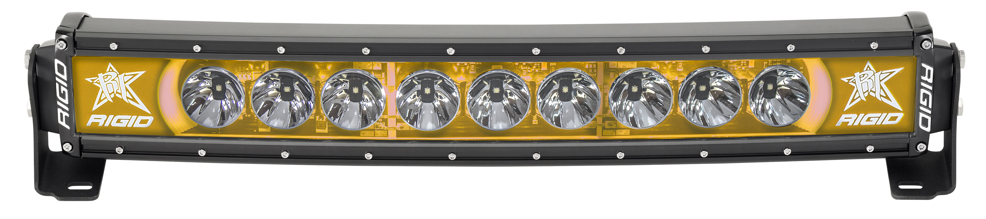Rigid Industries 32004 Radiance Plus Backlight Curved; 20 in.; Amber;