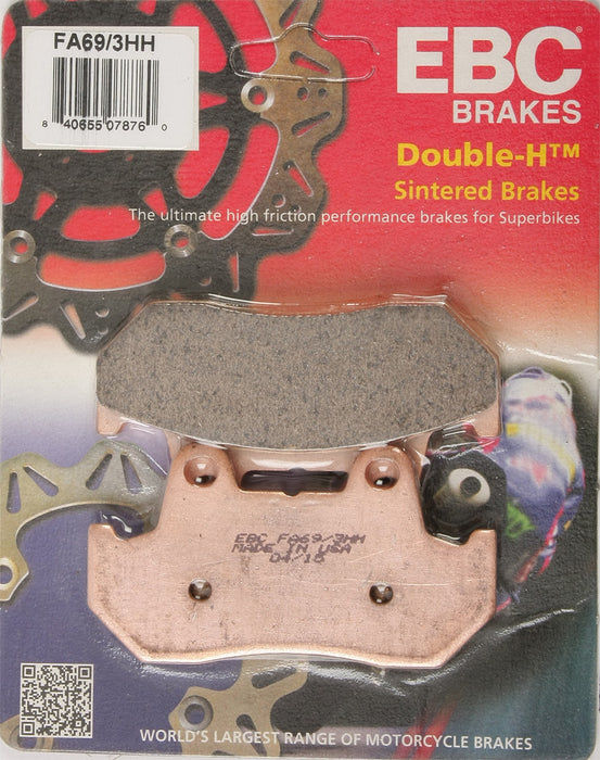 EBC Brakes FA69/3HH Disc Brake Pad Set