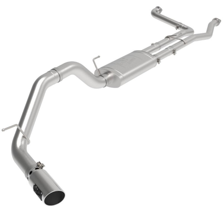 aFe MACHForce XP Exhausts Cat-Back SS-409 Compatible with Nissan Titan XD 16-19 V8-5.6L Polished Tip 49-46135-P