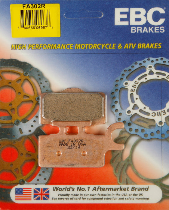 EBC Brakes FA302R Disc Brake Pad Set