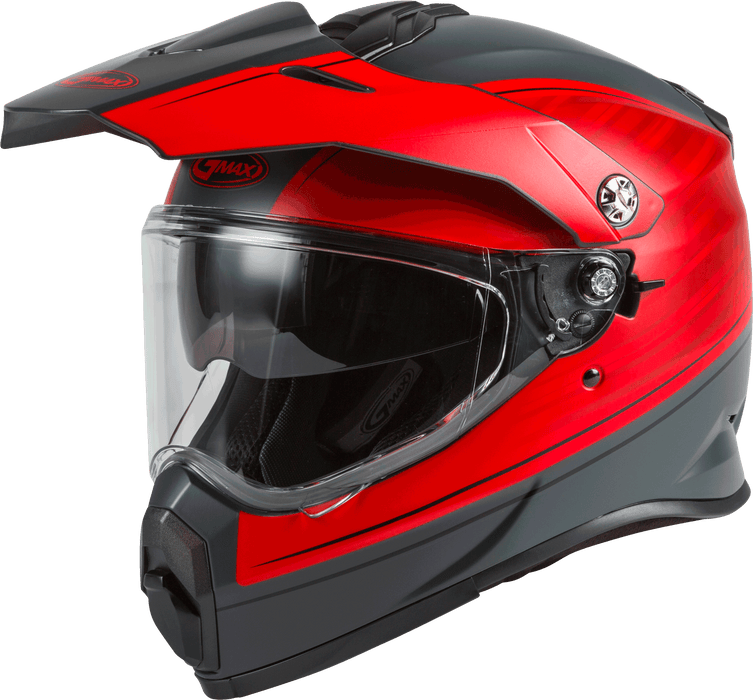 AT-21 Adventure Raley Helmet Matte Grey/RED LG