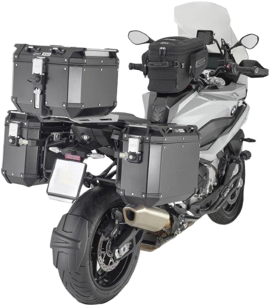 GIVI Trekker Outback Side Case One-Fit Mounts for 20-21 BMW S1000XR (Standard Mounts)