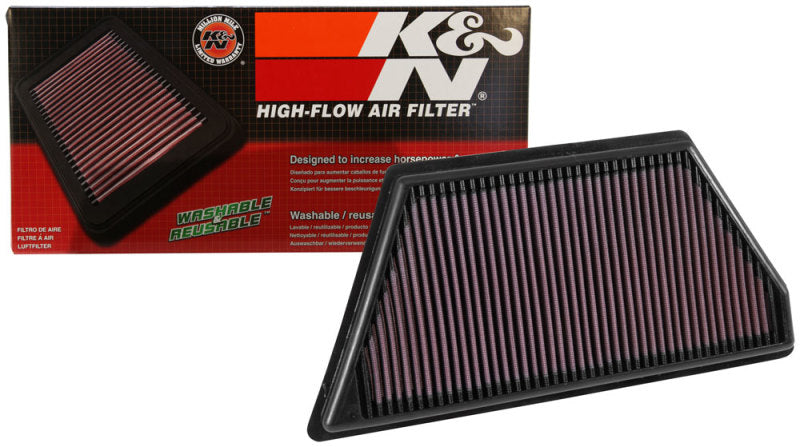 K&N 33-5055 Air Panel Filter for CADILLAC CT6 V6-3.6L F/I 2016-2018