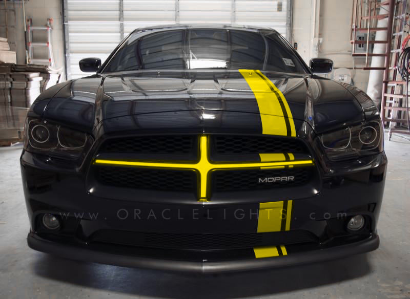 Oracle 11-14 Compatible with Dodge Charger Illuminated Grille Crosshairs Yellow 5300-006