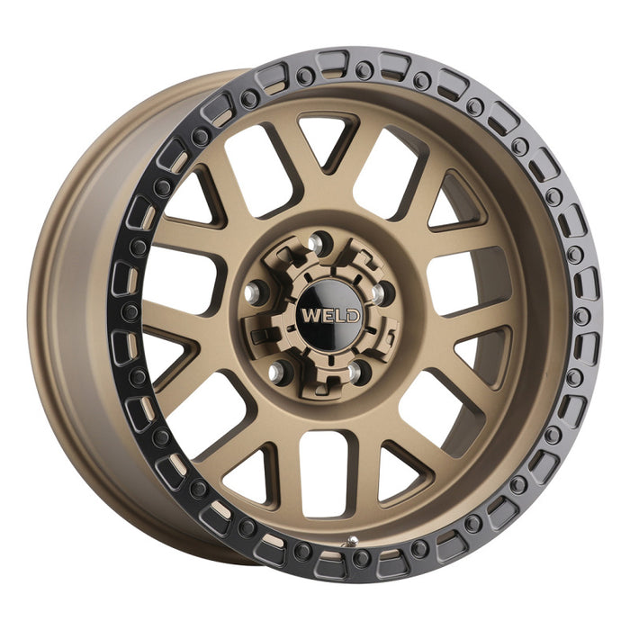 Weld Off-Road W115 17X9 Cinch 5X114.3 5X127 ET00 BS5.00 Satin Bronze / Satin Black 78.1 W11579026500