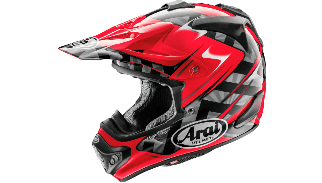 Arai VX-Pro4 Scoop MX Offroad Helmet (M2015) Red/Black MD