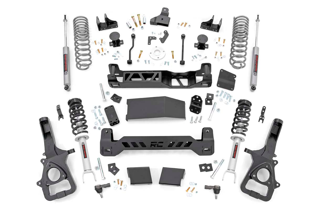 Rough Country 6 Inch Lift Kit 22Xl N3 Struts Dual Rate Coils Fits RAM 1500 (19-23) 33931