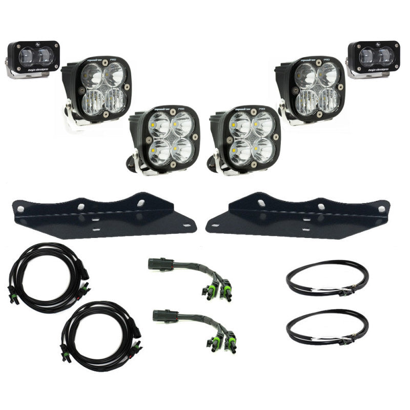Baja Designs 17-20 Fits Ford F-150 Raptor S2 SAE Pro Fog Pocket Kit Clear 448173