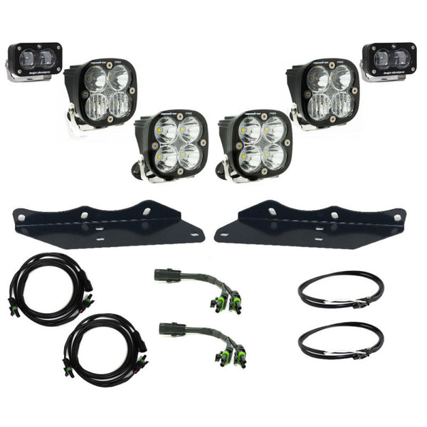 Baja Designs 17-20 Fits Ford F-150 Raptor S2 SAE Pro Fog Pocket Kit Clear 448173