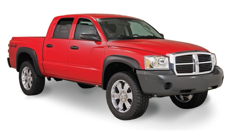 Bushwacker 97-04 Compatible with Dodge Dakota Fleetside Extend-A-Fender Style Flares 4pc Black 51905-02