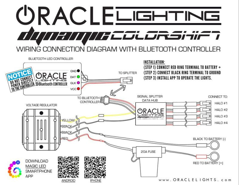 Oracle 1421 Polaris RZR 900/1000 Turbo Dynamic RGB+A Seq Turn Signal Headlight Halo KitSEE WARRANTY 1439-332